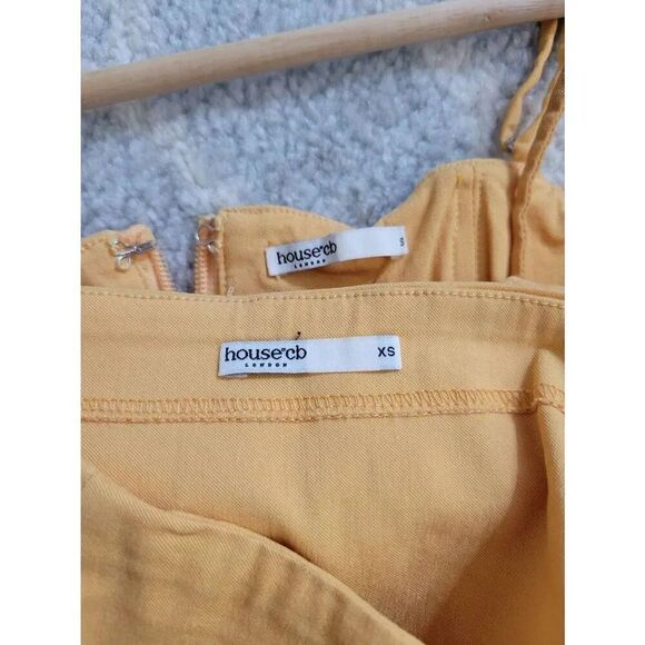 HOUSE OF CB Flavia Sculpting Corset Top S and Skirt XS, Yellow - Picture 11 of 12